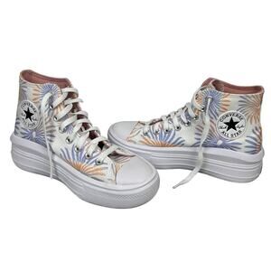 Converse CTAS High Top Platform Shoes - Size 7.5 - Peach Dream - New